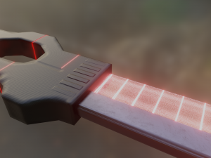 Sci-fi blade Model 3D