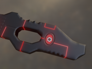 Sci-fi blade Model 3D