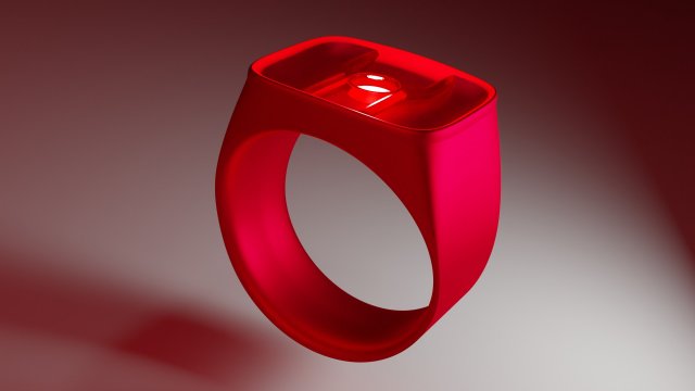 red lantern ring 3D Модель .c4d .max .obj .3ds .fbx .stl .blend