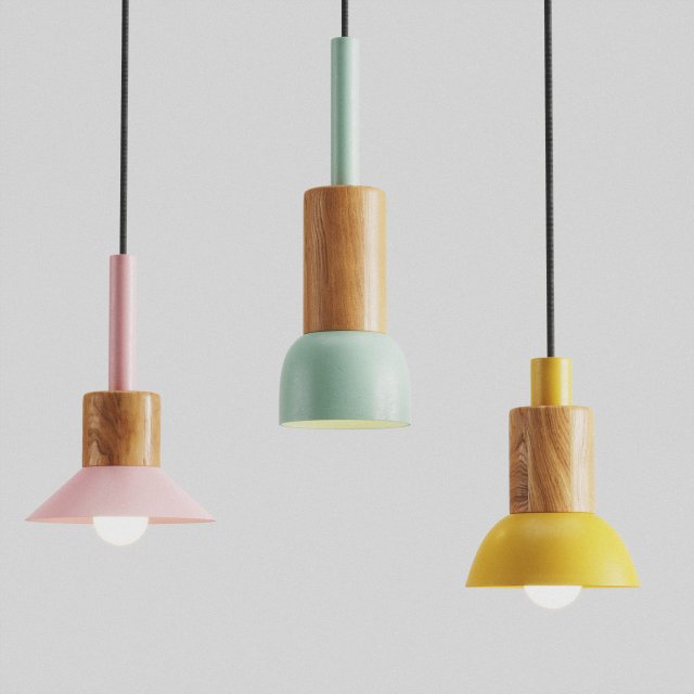 pendant lamp mavrina by anzazo 3D Model .c4d .max .obj .3ds .fbx .stl .blend 