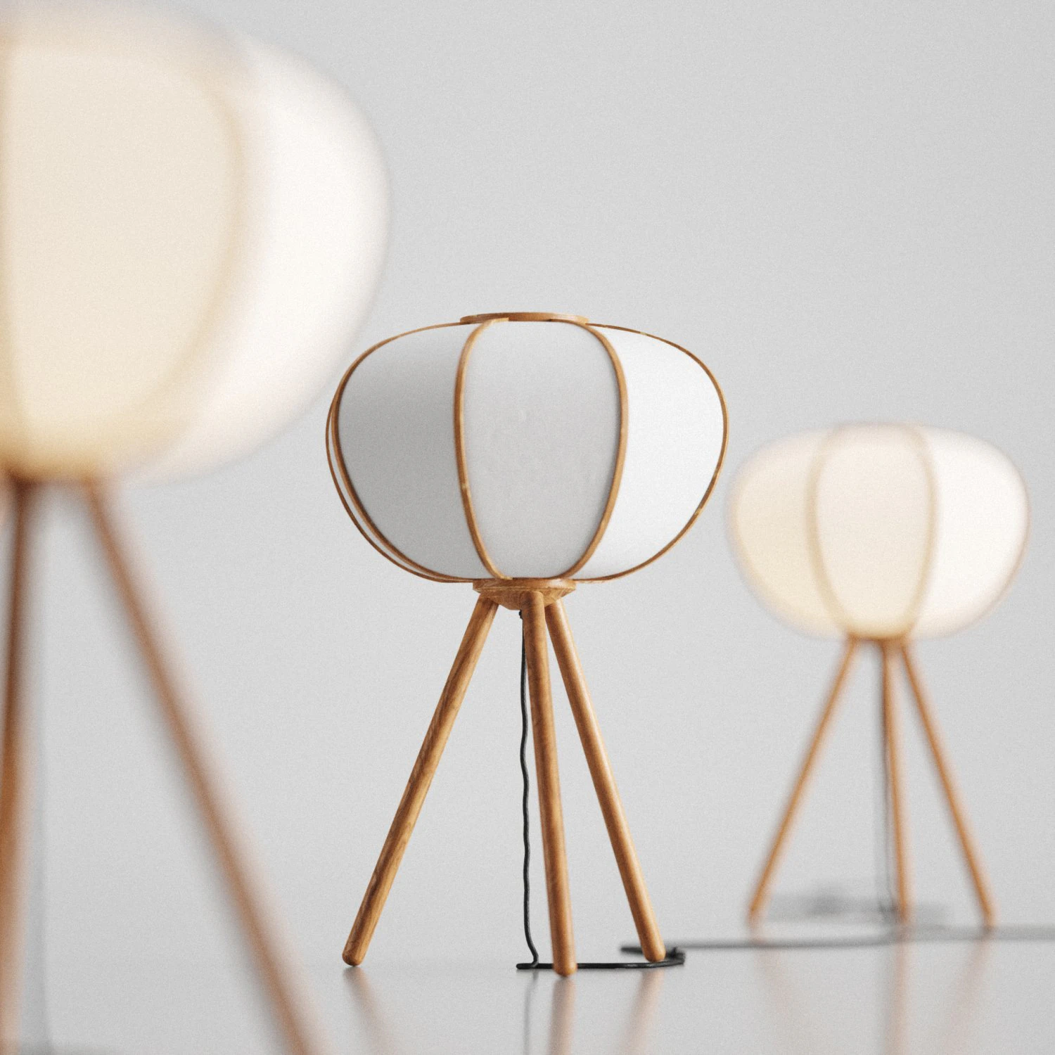 hm bamboo floor lamp 3D Model .c4d .max .obj .3ds .fbx .stl .blend