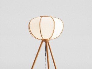 hm bamboo floor lamp 3Dモデル