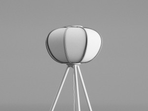 hm bamboo floor lamp 3Dモデル
