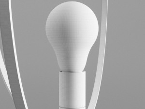 hm bamboo floor lamp 3Dモデル