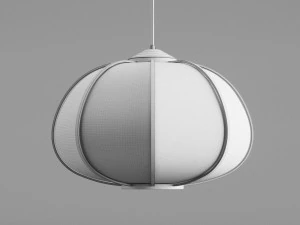 hm bamboo pendant light and floor lamp 3D Model