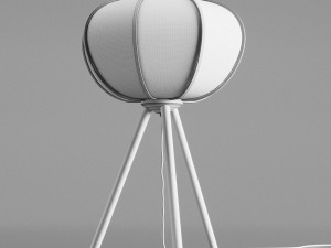 hm bamboo pendant light and floor lamp Modèle 3D