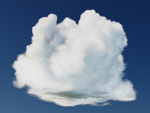 Photorealistic vdb cumulus cloud type b Model 3D