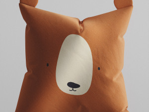 cotton pillows by hm variation 1 3D Model