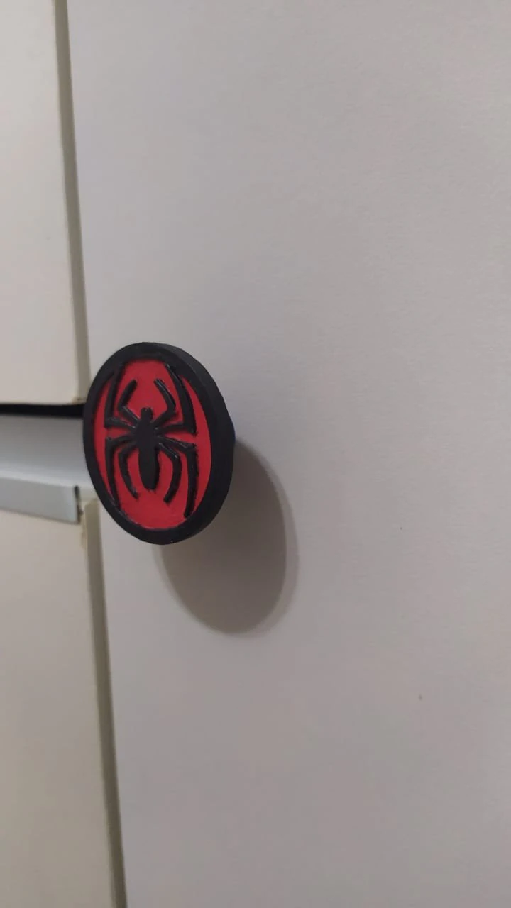 spiderman drawer handle 3D Print Model .c4d .max .obj .3ds .fbx .stl .blend 
