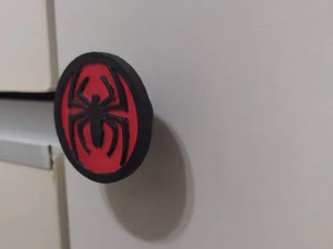 puxador de gaveta do homem aranha Modelo de Impressão 3D