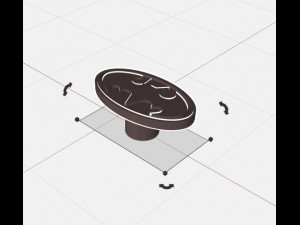 batman logo drawer handle 3D Print Model