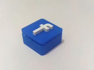drawer handle facebook 3D Print Model