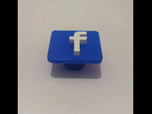 drawer handle facebook 3D Print Model