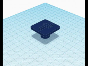 drawer handle facebook 3D Print Model