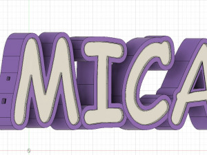 Mica LUMINOUS POSTER Modelo de Impressão 3D