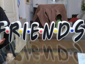 Friends Luminouse Banner Modello di stampa 3D