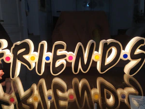Friends Luminouse Banner 3D Print Model