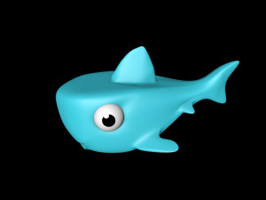 ballena azul 3D Model