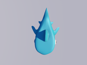 ballena azul 3D Model