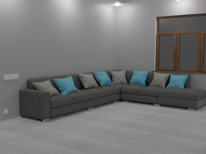 sofa Modelo 3D