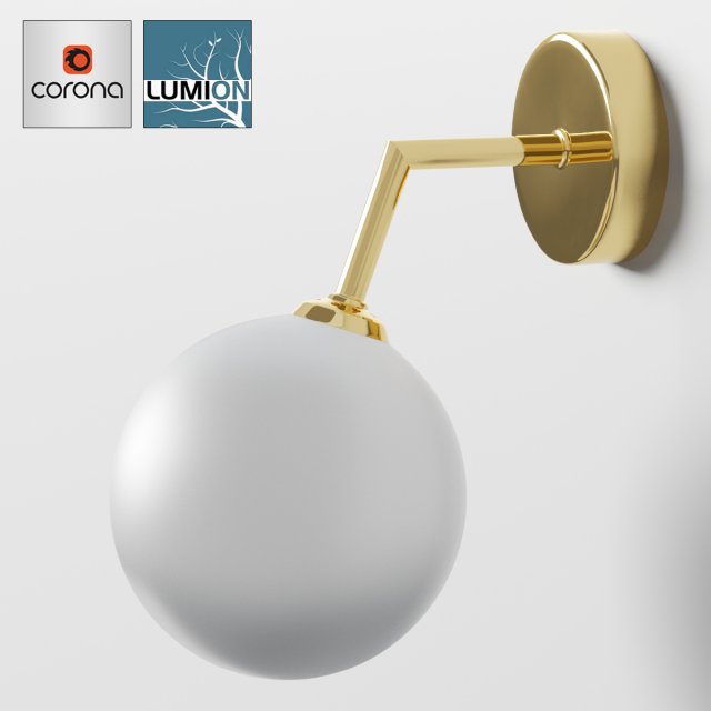 lumion estelle 4418-1w 3D 模型 .c4d .max .obj .3ds .fbx .stl .blend 