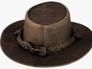 leather hat 3D 모델