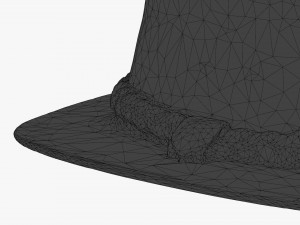 leather hat 3D 모델