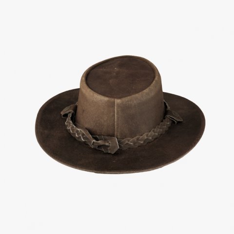 leather hat 3D 모델 .c4d .max .obj .3ds .fbx .stl .blend 