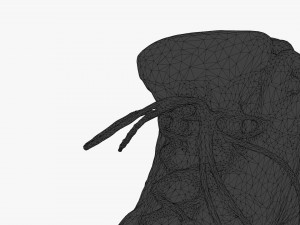 hiking boot 3D 模型