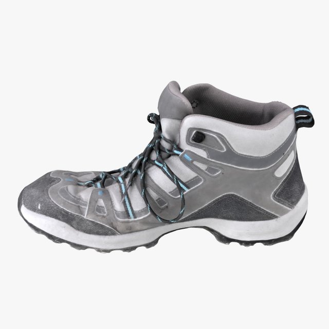 hiking boot 3D 模型 .c4d .max .obj .3ds .fbx .stl .blend 