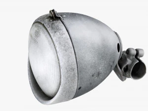 front bicycle lamp 3D Model