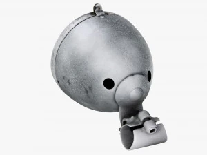 front bicycle lamp 3D Model