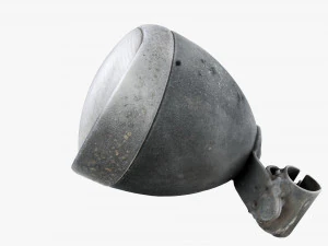 front bicycle lamp 3D Model