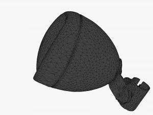 front bicycle lamp 3D Model