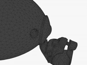 front bicycle lamp 3D Model