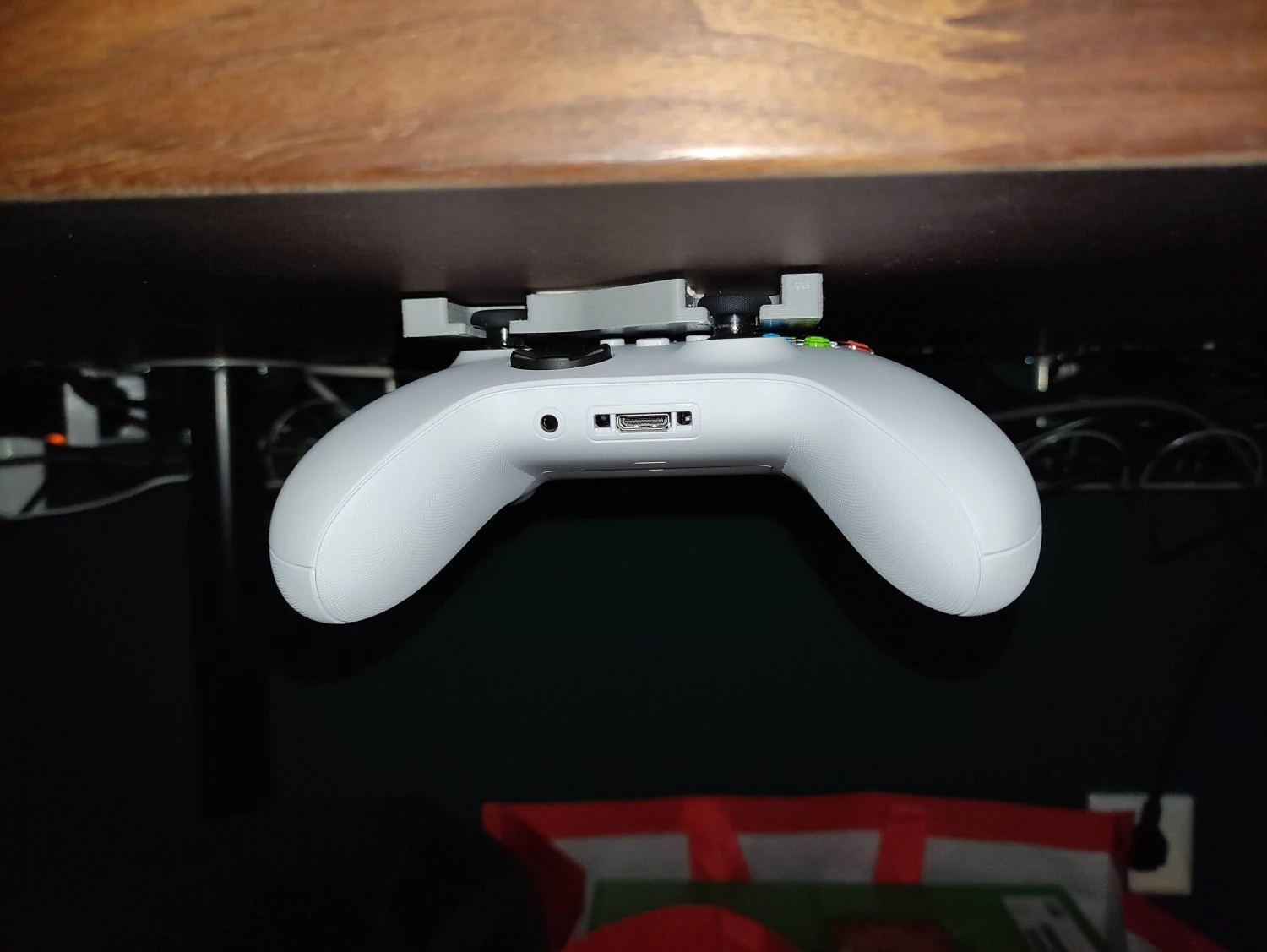 xbox under desk controller mount 3D Print Model .c4d .max .obj .3ds .fbx .stl .blend 