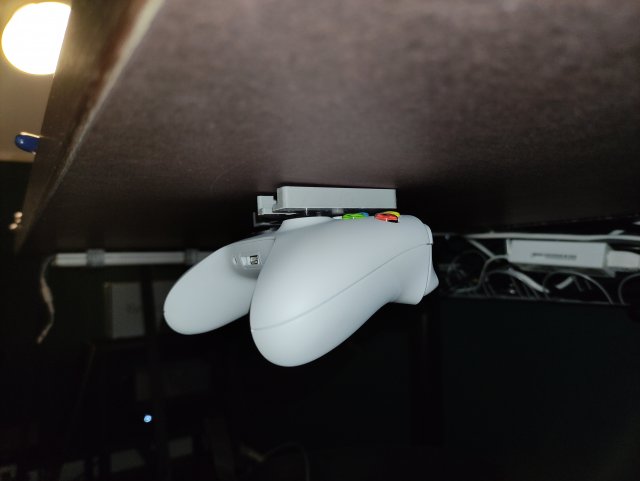 Mount xbox cheap under desk