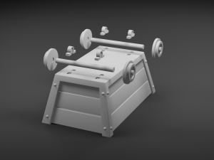 cave crystal cluster 3d print model 3D Print Model