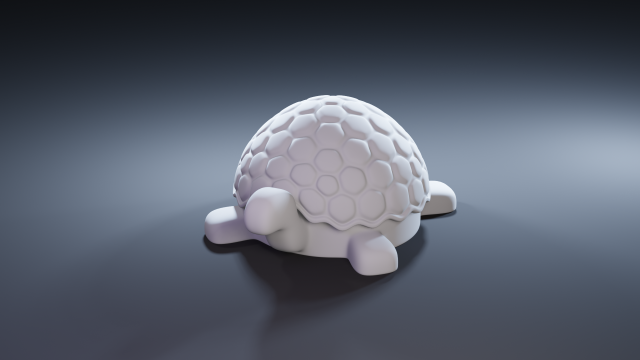 turtle 3D Принт Модель .c4d .max .obj .3ds .fbx .stl .blend 