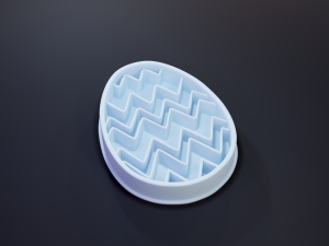 easter egg cookie cutter set 1 3D Print Model