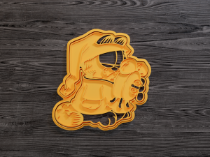 garfield cookie cutter set 3D प्रिंट मॉडल