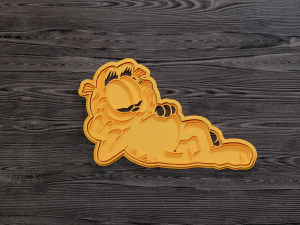 garfield cookie cutter set 3D प्रिंट मॉडल
