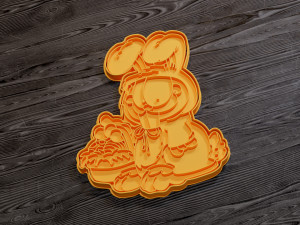 garfield cookie cutter set 3D प्रिंट मॉडल