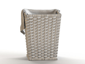 wicker basket set Modelo 3D