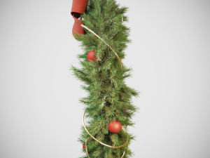 cristmas wreath model Modelo 3D