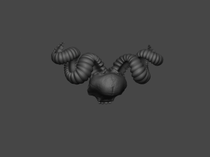 the binding of isaac lamb skull 3D Print Model