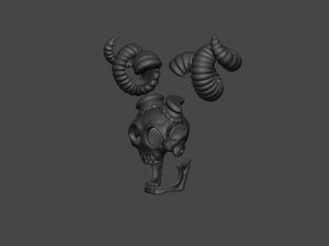 the binding of isaac lamb skull 3D Print Model