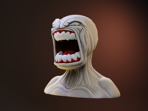 lets gooo meme bust sculpture Modèles 3D en vedette