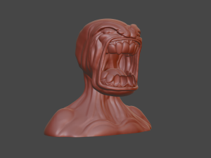 lets gooo meme bust sculpture Modèles 3D en vedette