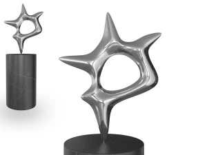 Скульптура Альфреда Таубмана 3D Модель